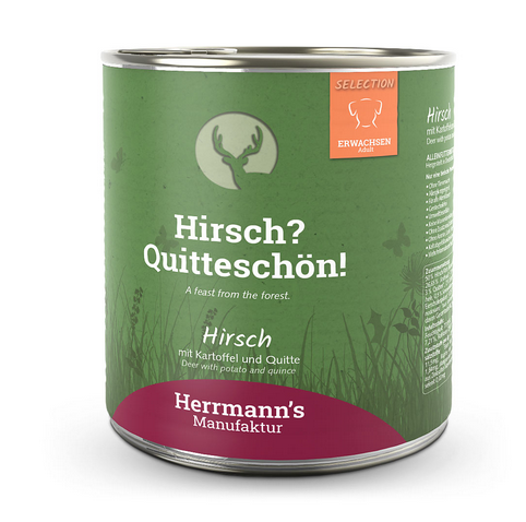 Hirsch mit Quitte