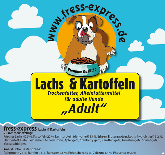 Lachs & Kartoffeln Hypoallergen Monoprotein Getreidefrei