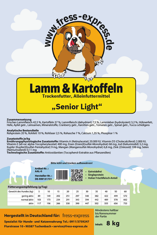 Lamm und Kartoffeln Senior Light