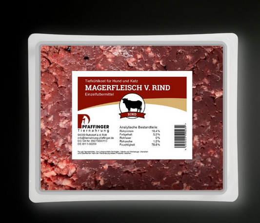 BARF-Magerfleisch 500gr