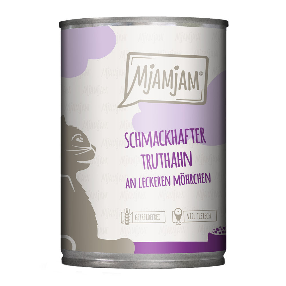 MjamMjam schmackhafter Truthahn an leckeren Möhrchen 400g