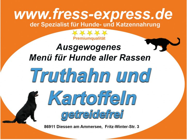 Truthahn und Kartoffeln